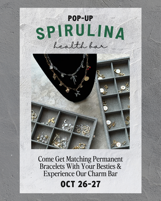 PERMANENT JEWELRY + CHARM BAR | SPIRULINA OLD MONTREAL POP-UP