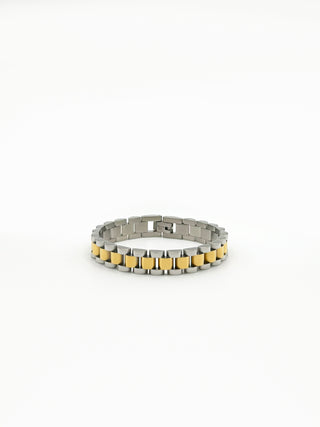 Sneaky Link Two-Tone Watch Link Bracelet