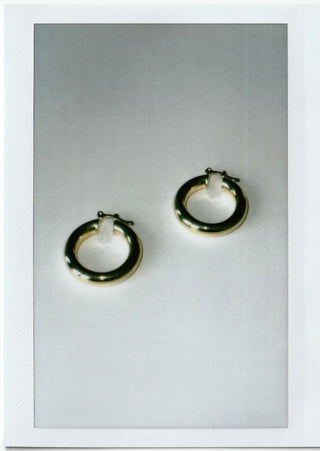 Celine Gold Lightweight Hoops