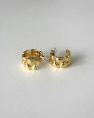 Situationships Gold Heart Hoop Earrings