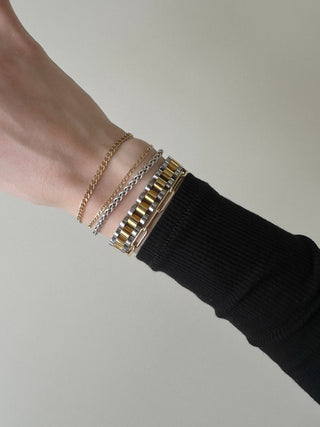 Sneaky Link Two-Tone Watch Link Bracelet